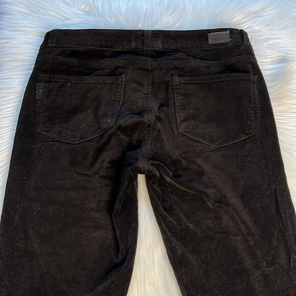 Paige Black Velvet Over Dye Verdugo Ultra Skinny Pants - Picture 8 of 8